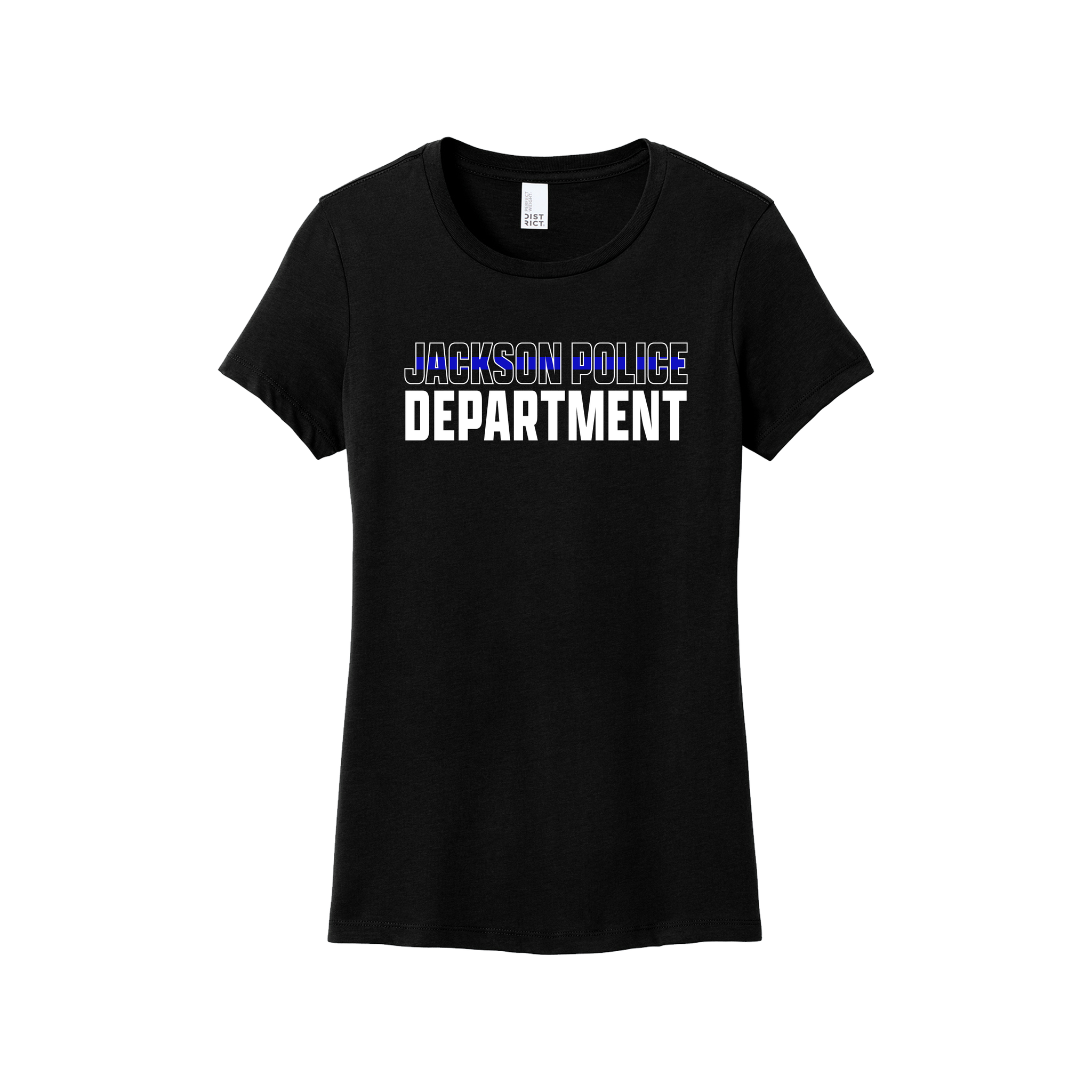 District - Ladies Perfect Weight Tee. DM104L. [SCREENPRINT]