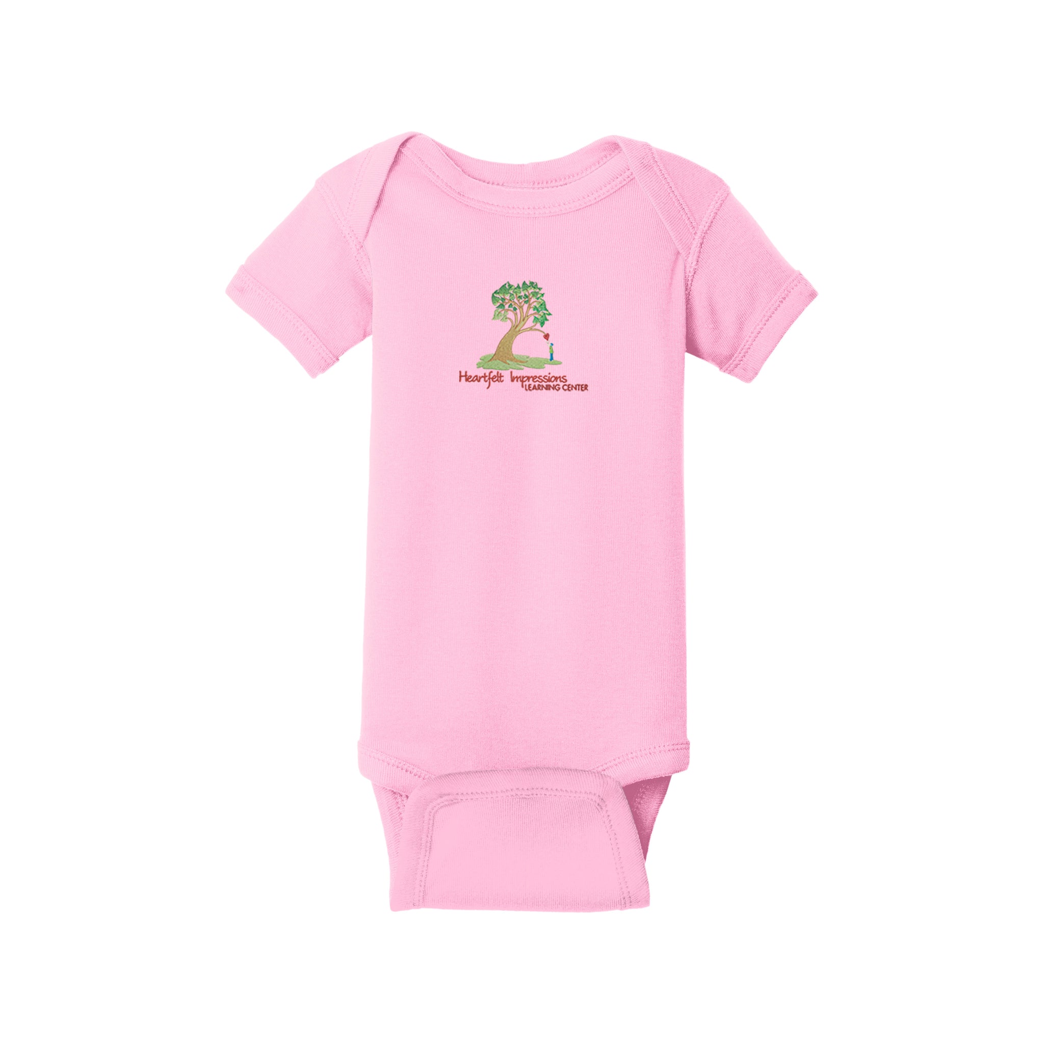 Rabbit Skins- Infant Short Sleeve Baby Rib Bodysuit. RS4400.